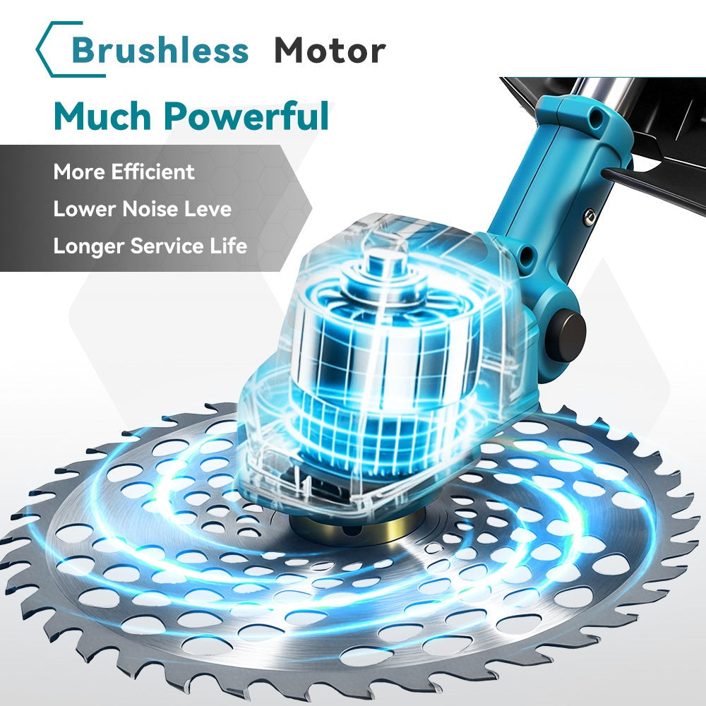 9 Inch Brushless Cordless Grass Trimmer Kit