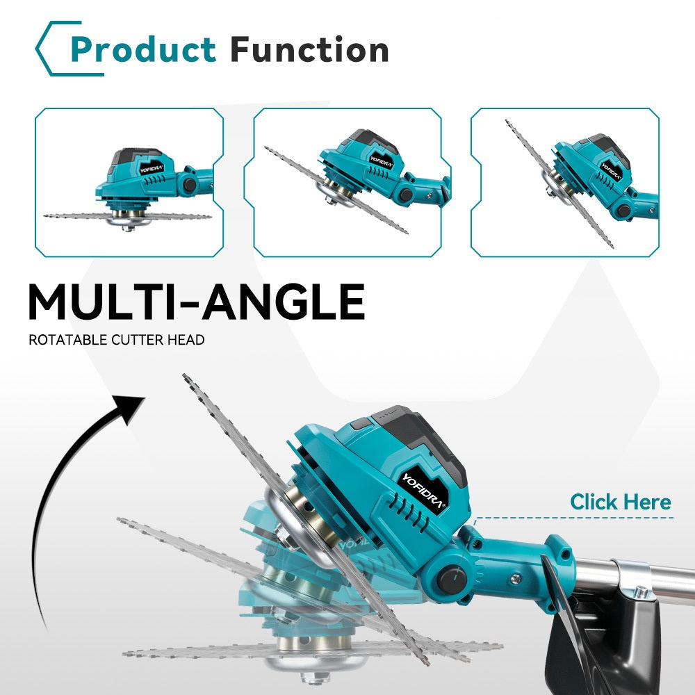 9 Inch Brushless Cordless Grass Trimmer Kit