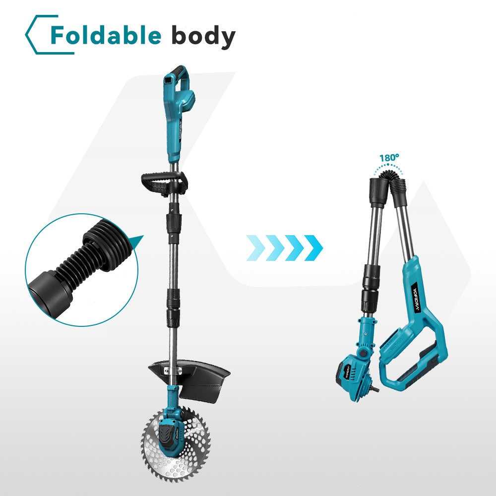 9 Inch Brushless Cordless Grass Trimmer Kit