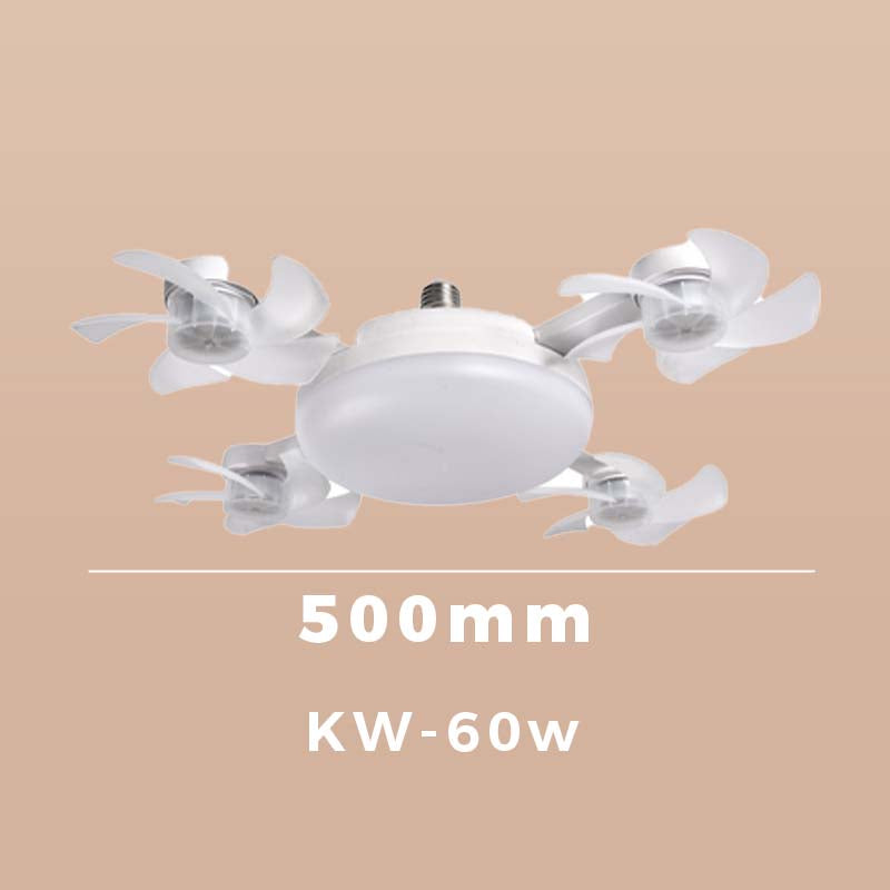 Ceiling Fan Light – 2-in-1 Silent LED with Remote