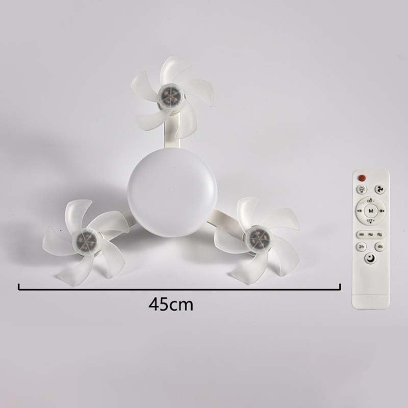 Ceiling Fan Light – 2-in-1 Silent LED with Remote