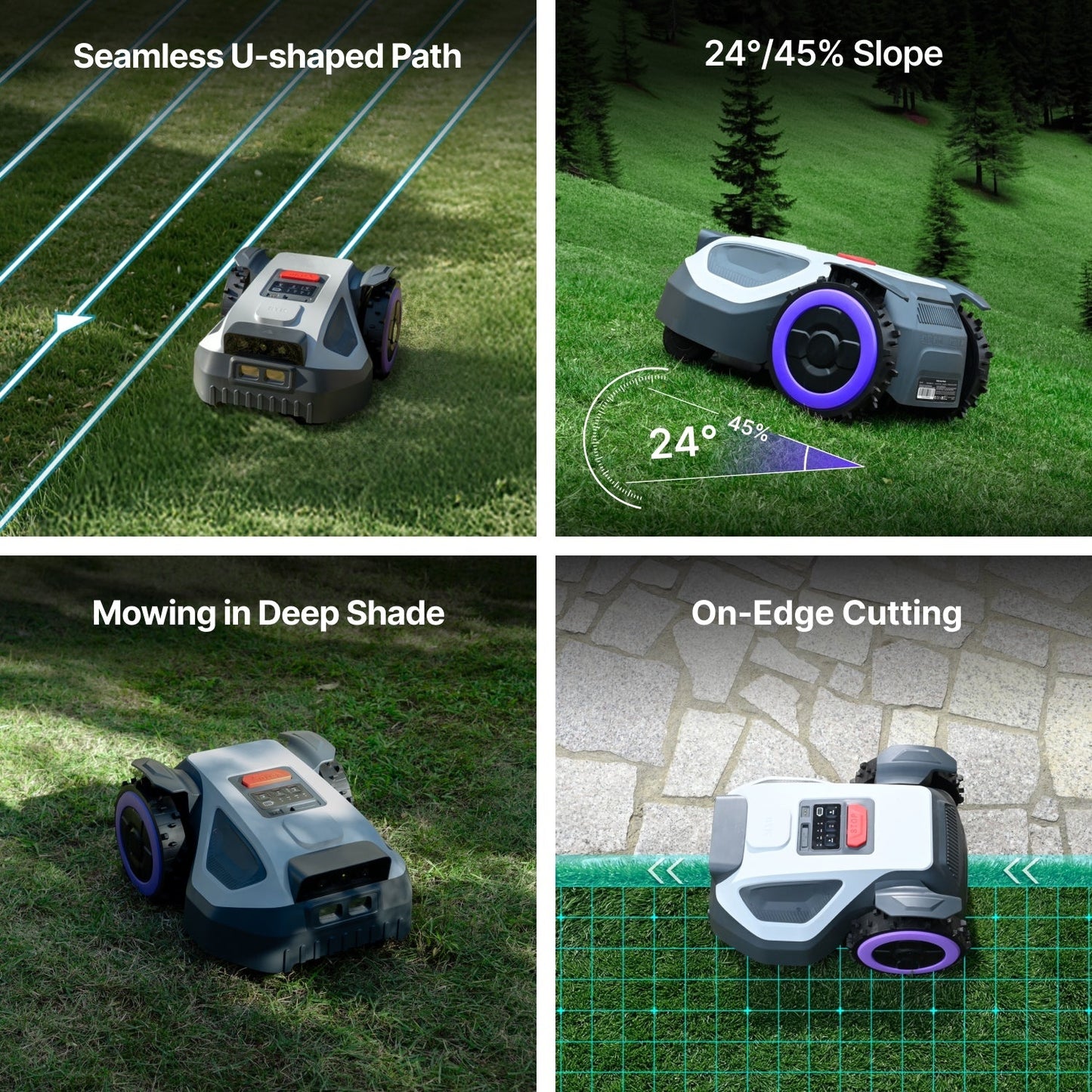Compact Wire-Free Smart Lawn Mower