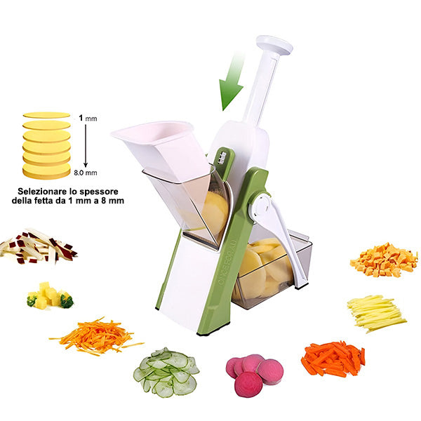 Multifunctional fruit and vegetable slicer