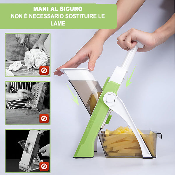 Multifunctional fruit and vegetable slicer
